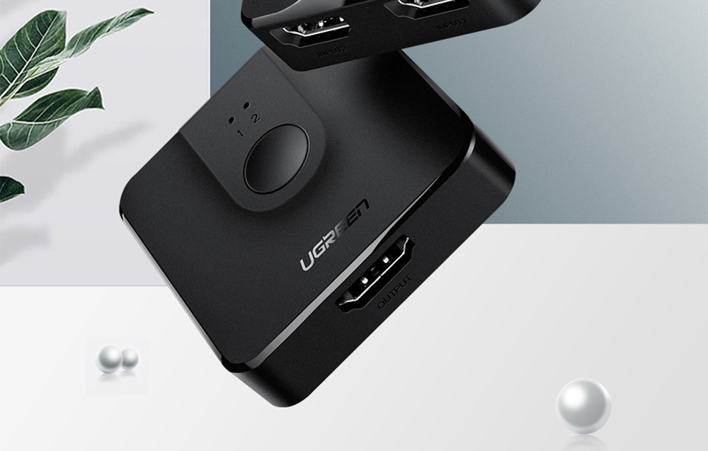 ugreen cm217 botón y salida hdmi