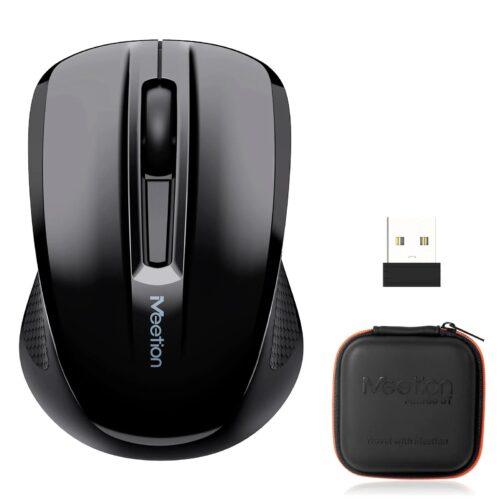 Mouse Inalámbrico MEETION MiniGo BT – Bluetooth + 2.4 GHz – Recargable