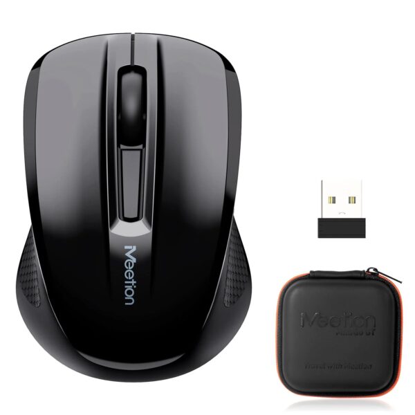Mouse Inalámbrico MEETION MiniGo BT – Bluetooth + 2.4 GHz – Recargable