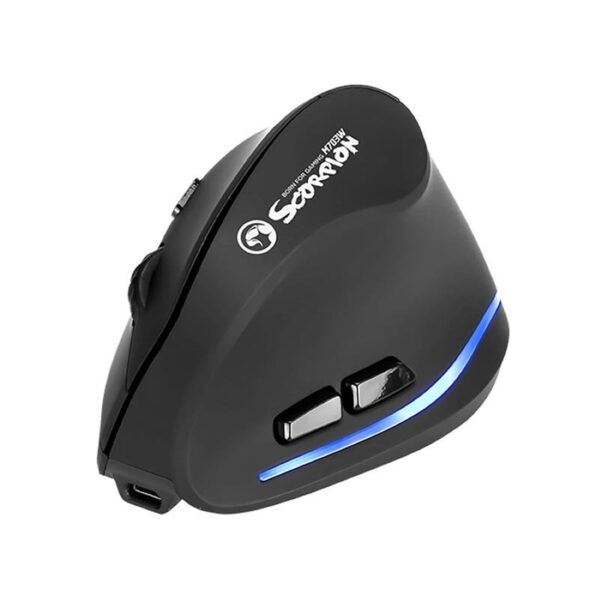Mouse Gamer Vertical Inalámbrico SCORPION M703W – 2400 DPI