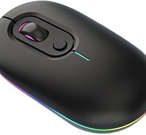 Mouse Inalámbrico – Bluetooth + 2.4 GHz – Recargable