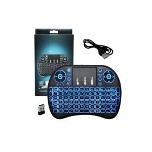 Mini Teclado Inalámbrico con Touchpad y Retroiluminación LED