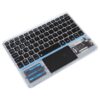 Teclado Inalámbrico Transparente con Touchpad – Recargable