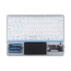 Teclado Inalámbrico Transparente con Touchpad – Recargable