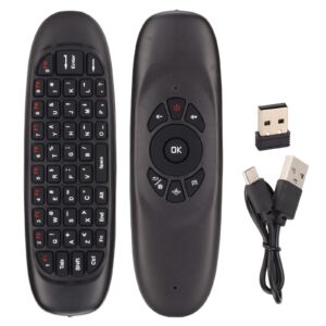 Air Mouse TOMATE con Teclado QWERTY – Inalámbrico Recargable