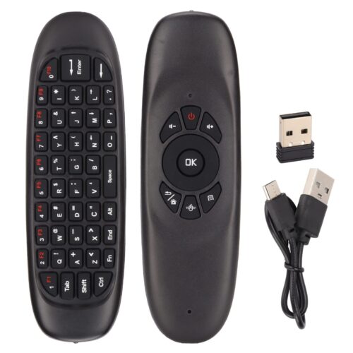 Air Mouse TOMATE con Teclado QWERTY – Inalámbrico Recargable