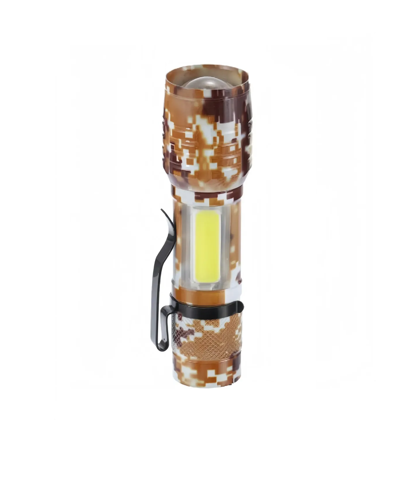 Linterna Led Recargable Mini Xpe Cob 3 Modos Con Zoom