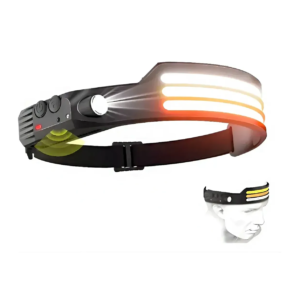Linterna Para Cabeza Recargable 3 Tipos De Luz Sensor Prox.
