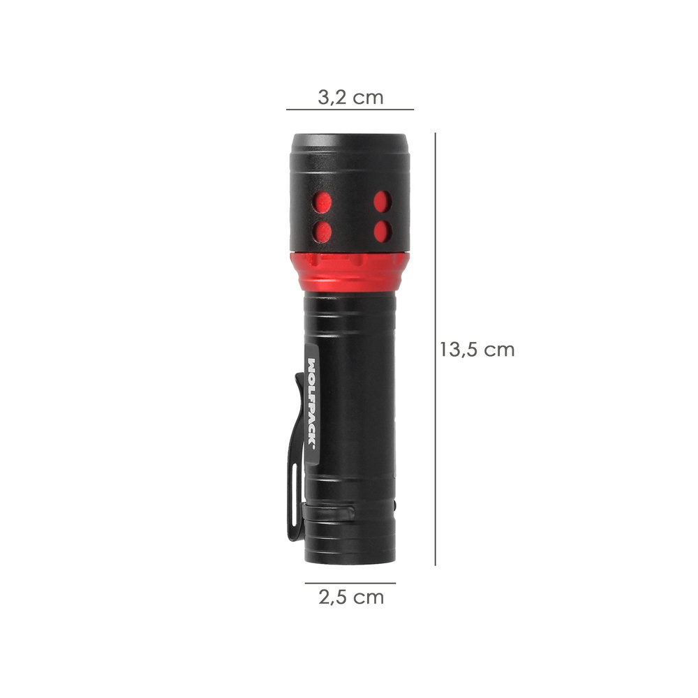 Linterna LED Recargable 3 Modos – 500 Lúmenes USB - Imagen 2