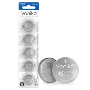 Pila de Litio Voniko CR2032 3V – Batería Tipo Botón