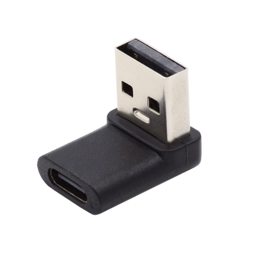 Adaptador USB-C Hembra a USB-A Macho 90°