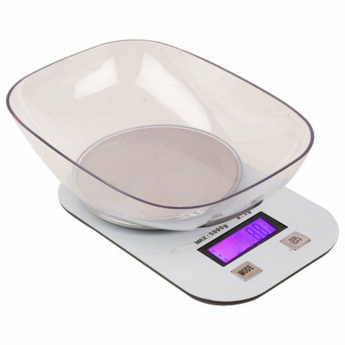 Balanza de cocina digital de alta precisión con bol – hasta 5 kg