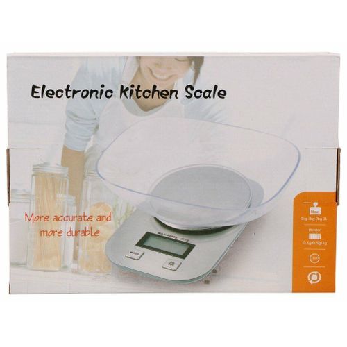 Balanza de cocina digital de alta precisión con bol – hasta 5 kg - Imagen 4