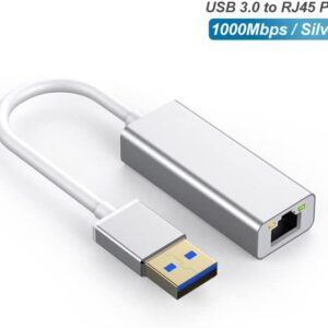 Adaptador USB-C a Ethernet Gigabit 1000 Mbps – RJ45
