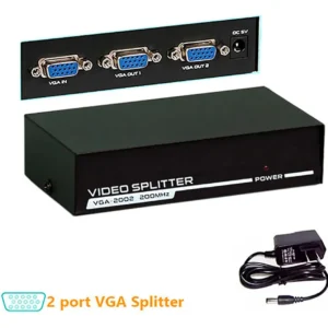 Splitter Video Vga 02 Puertos - 200 Mhz