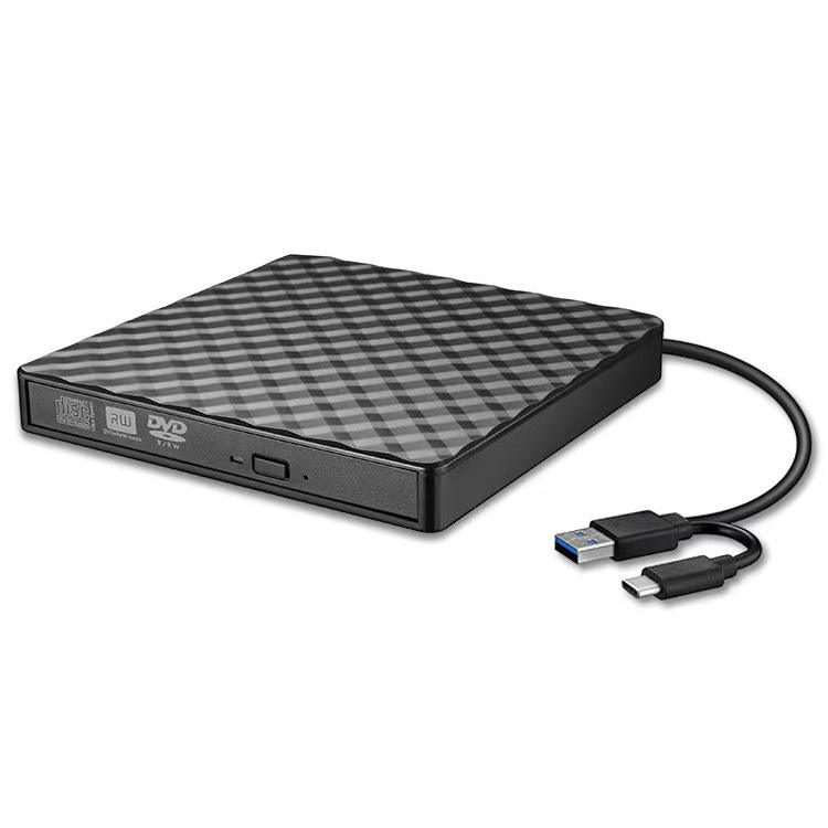 Lector de DVD externo DVD-RW USB 3.0 & USB-C - Imagen 2