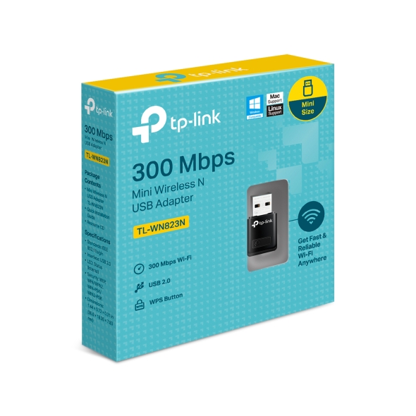 Mini Adaptador Wi-Fi 4 N300 USB para PC TP-LINK - Imagen 5