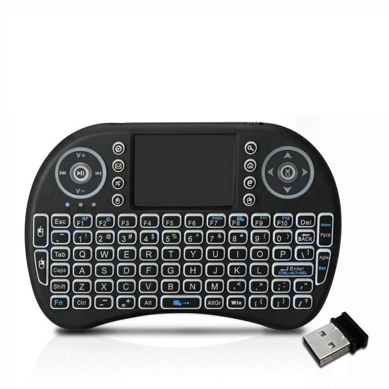 Mini Teclado Inalámbrico con Touchpad USB Retroiluminación - Imagen 2