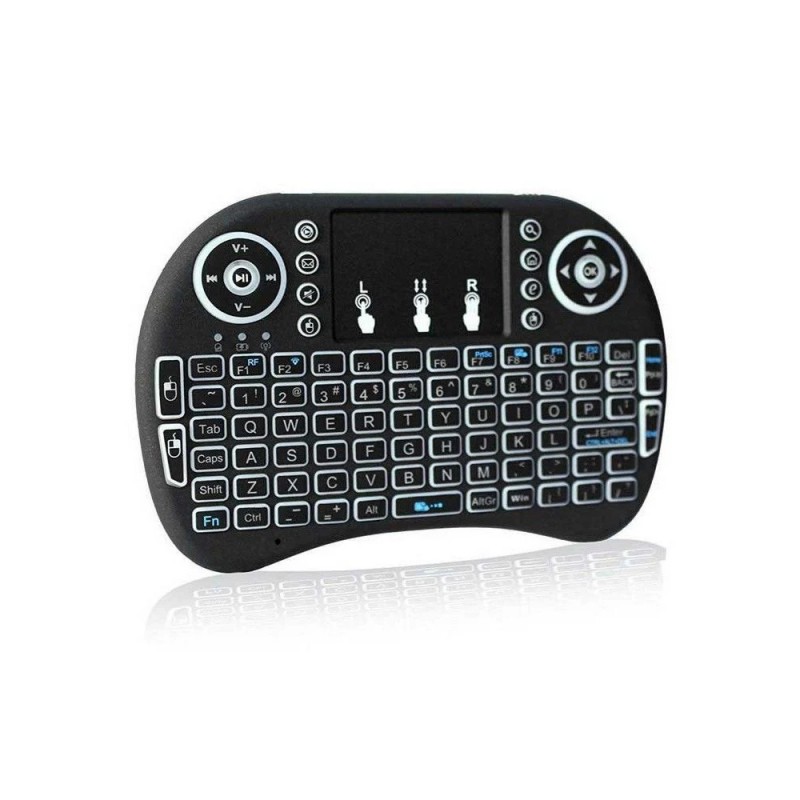 Mini Teclado Inalámbrico con Touchpad USB Retroiluminación