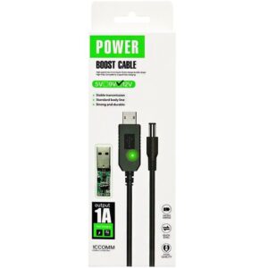 Cable Boost USB 5V a DC 12V– 1 m