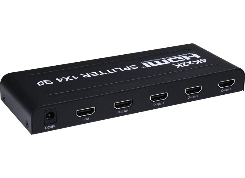 HDMI Splitter 1x4 Genérico – 4K Ultra HD - Imagen 2