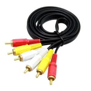 Cable RCA 3 a 3 Audio y Video – 1,5 m