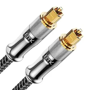 Cable de Audio Óptico Digital Toslink – EMK 1,8 m