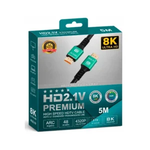 Cable HDMI 2.1 Ultra High Speed 8K 48Gbps – 5 m
